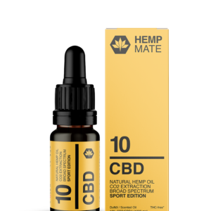 CBD KVAPKY OLEJ 10 % HEMPMATE bez THC