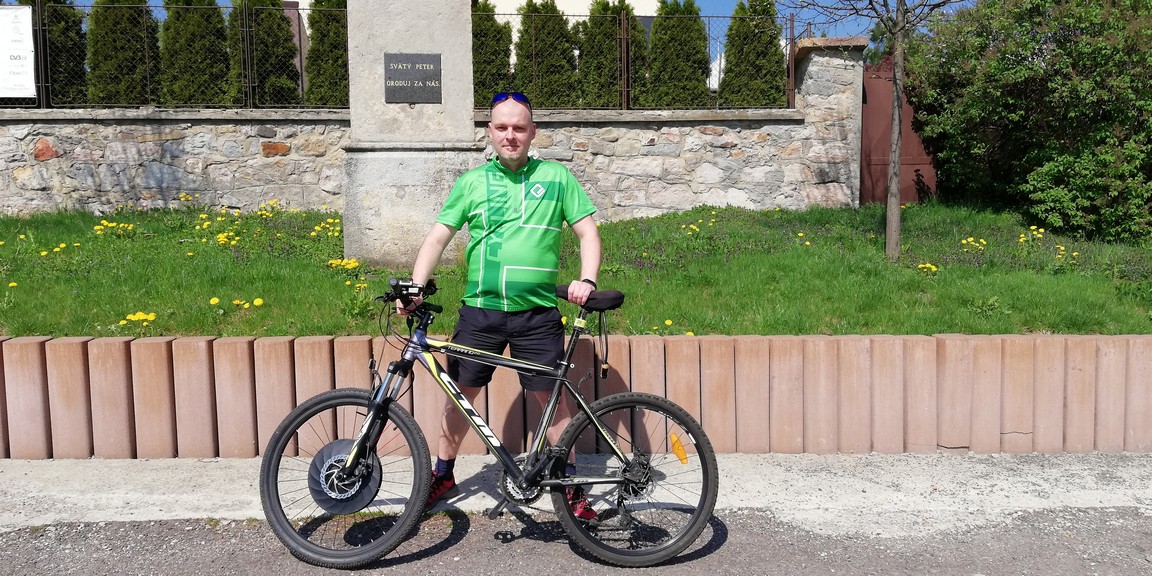 Peter Sagan zo Slovenska mi robí radosť, bicykel s iMortor kolesom mi ...